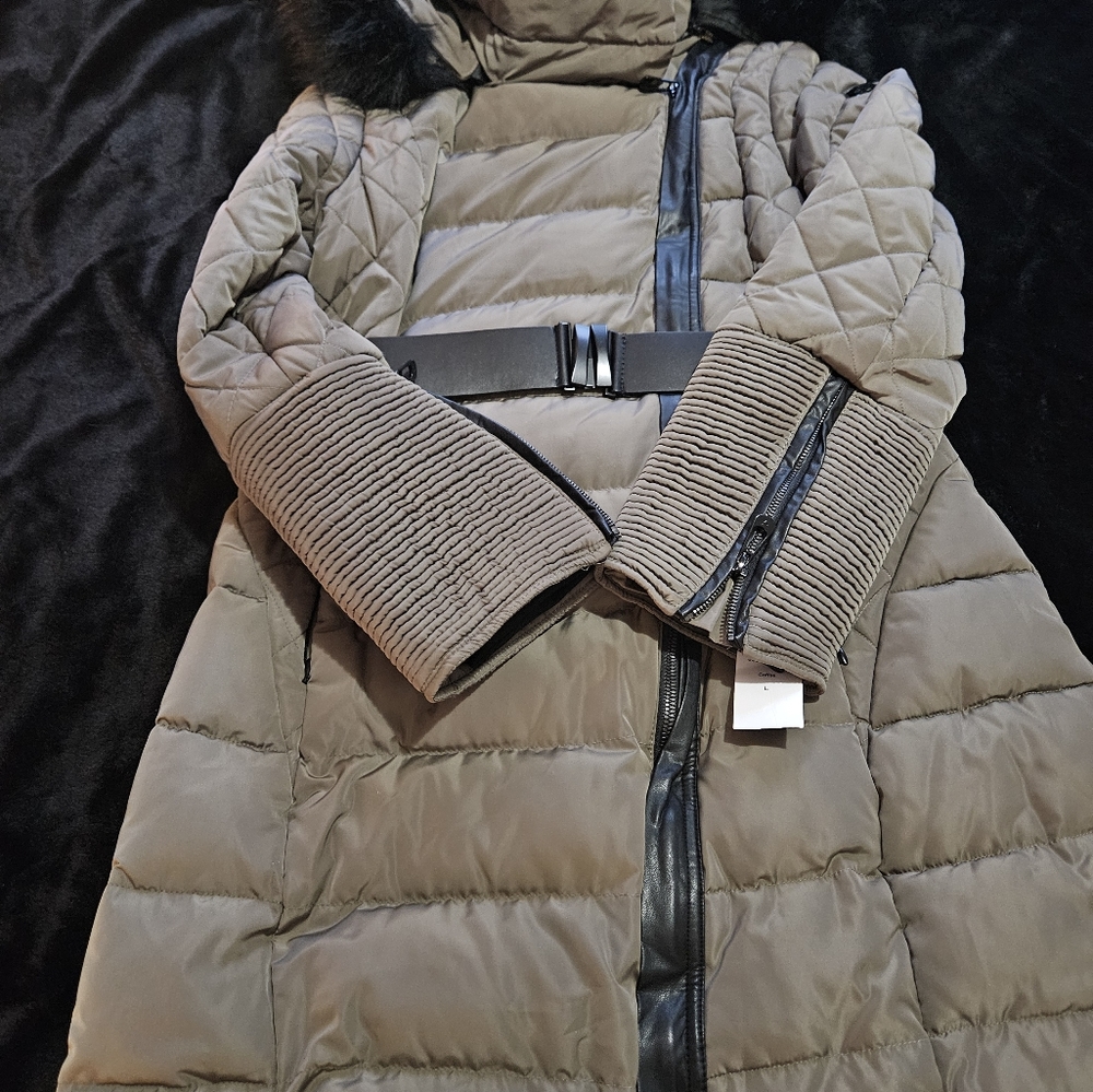 Brand New NOIZE Vegan Puffer Coat